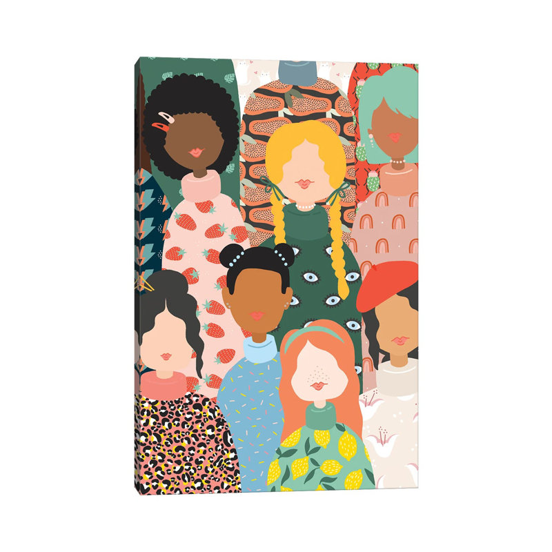 Band Of Women by The Beau Studio - Wrapped Canvas Print, 66.04 cm H x 45.72 cm W