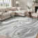 Galaxy Series Abrstract Black/Gray/Ivory/Beige Area Rug