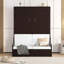Grand lit escamotable mural avec coussin-809805462