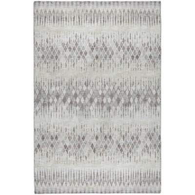 Premium Machine Washable Dream Shag Chevron Rug