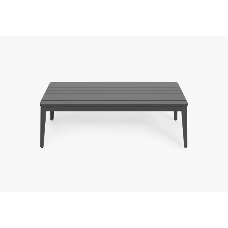 Aluminum Outdoor Coffee Table; Rectangular