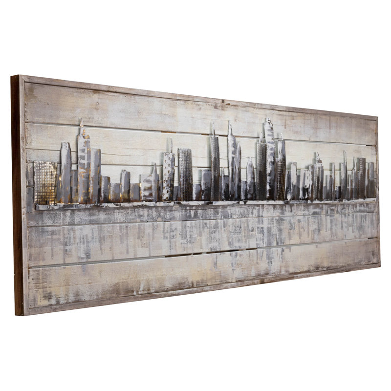 Handmade Solid Wood Wall Decoration Cities & Countries