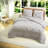 -Piece Full Queen Bedding Sets, Blush Gold Floral Comforter for Home