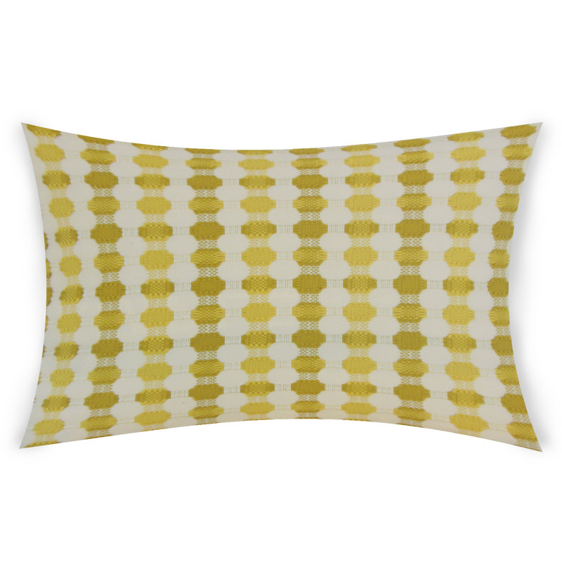 Housse et insert de coussin rectangulaire synthétique , Vert, 12 po x 18 po