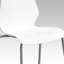 Chaises de vestibule empilables en plastique Oliverson-31020531