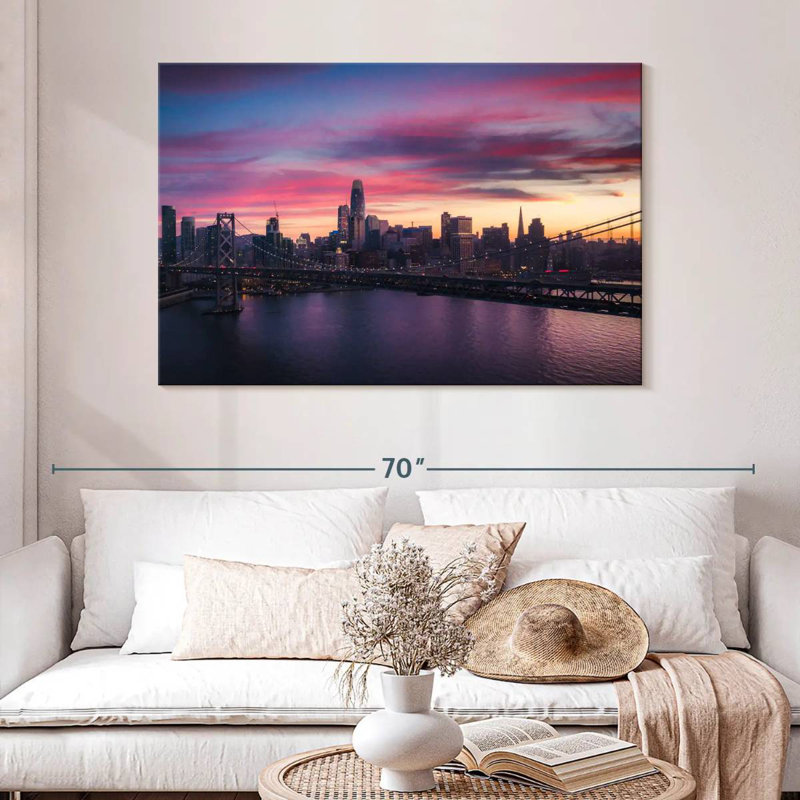 Lilie Chicago Marshall Suloway Bridge, 32" H x 48" W