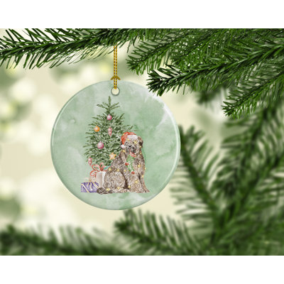 2.8'' Ceramic Hanging Figurine Ornament