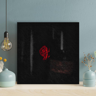 " Red Rose 1 " Painting Print