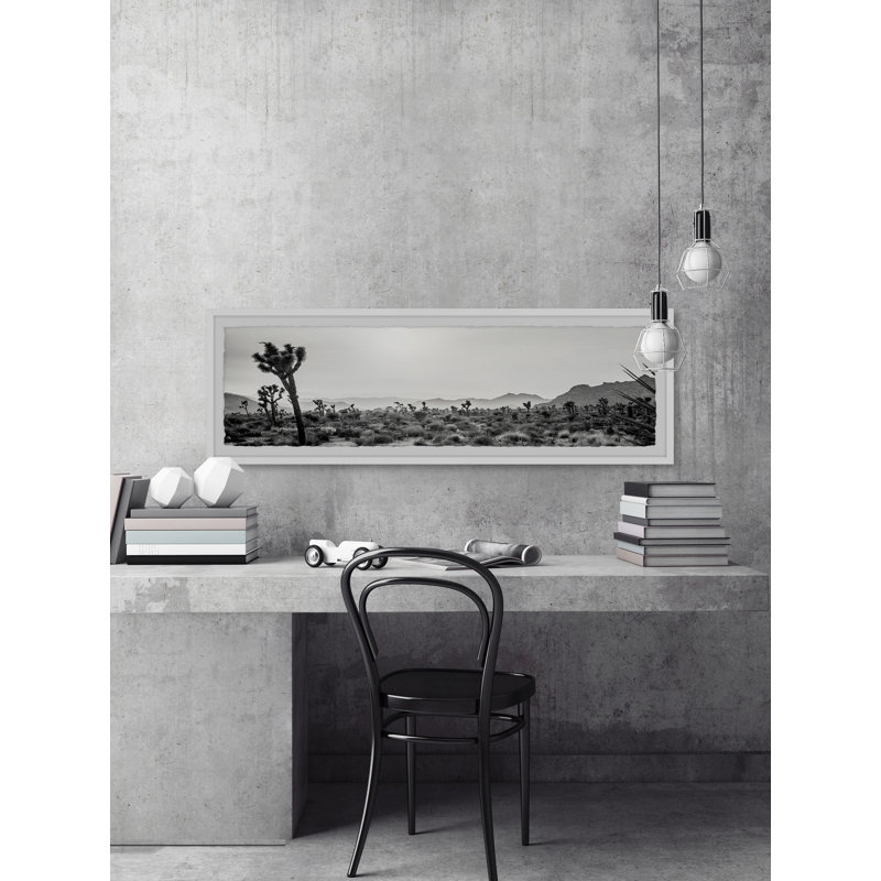 Mojave Desert Trees - Single Picture Frame Print, 38cm H x 114cm W x 3.81cm D