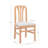 Upholstered Slat Back Side Chair-815176527