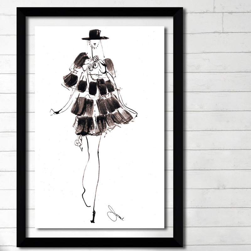 « eva two », impression sur toile, H 27,5 po x l 21,5 po x P 0,75 po, Cadre noir