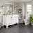 Eviva London 48"W X 18"D Double Sink Bathroom Vanity With White Carrara Quartz Countertop And Undermount Porcelain Sinks-121642302-105920593-121642304