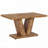 47.24" Walnut Brown Farmhouse Dining Table - Pedestal Base, Seats 4-6