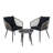 3 - Piece Seating Group With Glass Top Table-514446446