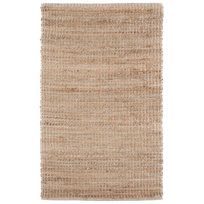 Tapis beige en jute / coton Krushap