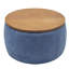 Repose-pieds rond avec rangement, fonction 2 en 1, table de bout et repose-pieds-392759985