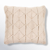 Hannigan Ikat Cotton Reversible Throw Pillow