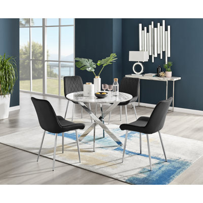Eubanks 4 - Person Dining Set