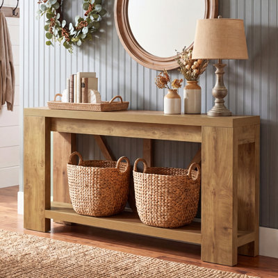 70.9" TV Stand for TVs Up to 70", Farmhouse Wood TV Console Table with Storage for Living Room, Bedroom