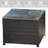 Square Glass Outdoor Coffee Table , 23.89 " W 23.89 " D-1225141318