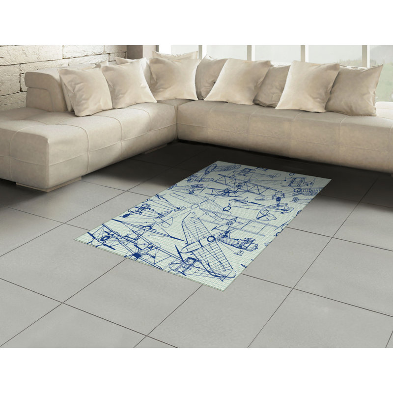 Pepperell Hand Woven Area Rug, Rectangle 120 x 180cm