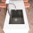 Stainless Steel Kitchen Sink, 27″X19″ Single Bowl, Overmount Handmade Sink In Black, With Us Standard Drain And Hook, Ls-Ssbl01