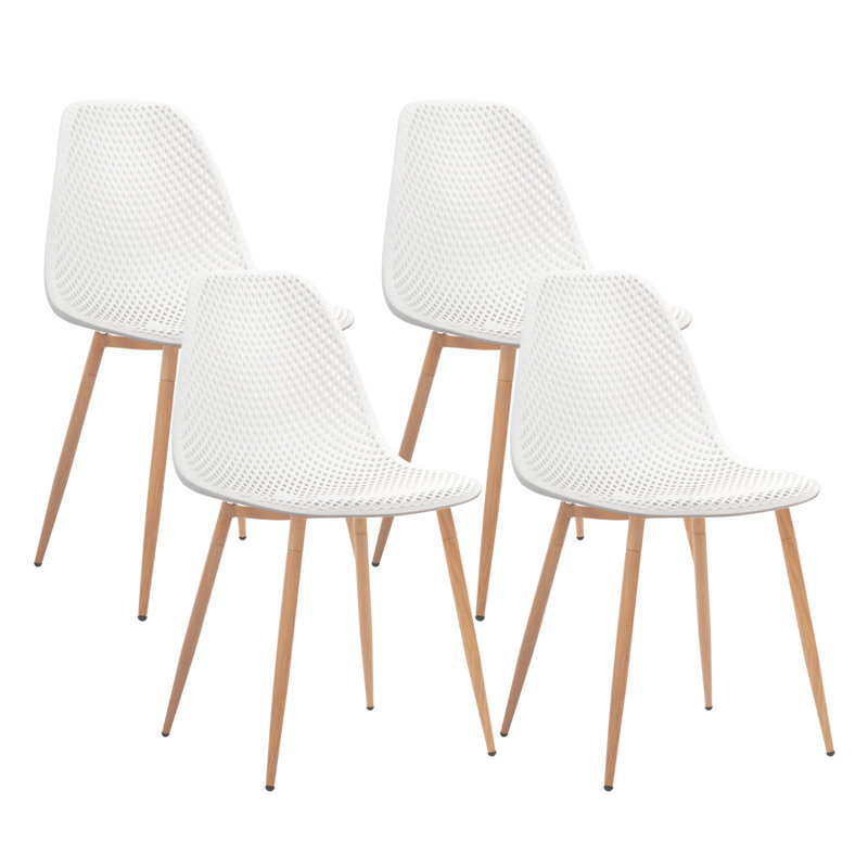 Chaise d'appoint blanche Fremon