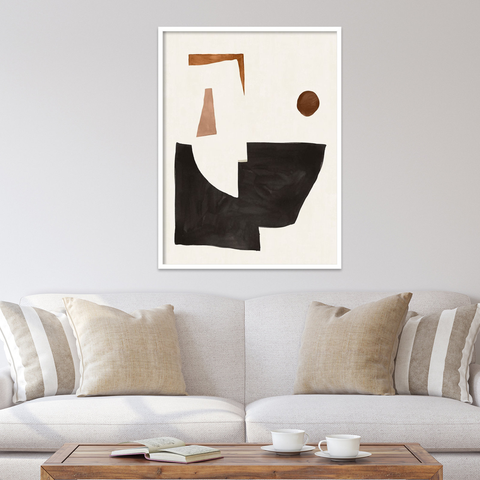 Blockway by Sozi, White, 31" W x 41" H