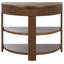Christy Reeded Half Moon Console Table-1814622414