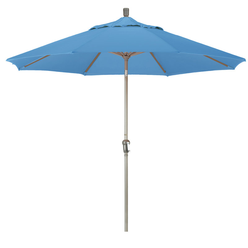 Parasol de marché 9 pi Bryleigh, Bleu givré performance