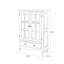 Blanc massif + bois manufacturé + vitrines