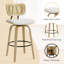 Tabouret de bar pivotant à hauteur de comptoir 26 po-125578921