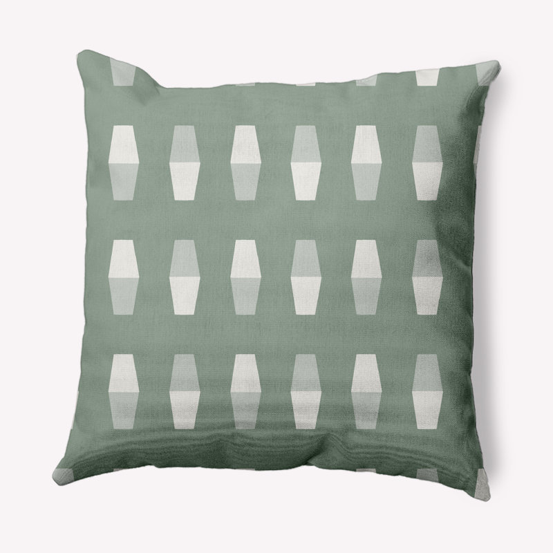 Housse et insert de coussin Aksel, Sauge, 26 po x 26 po