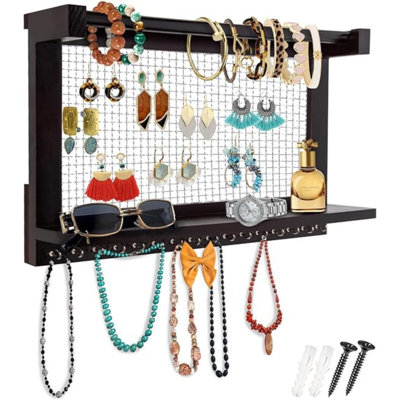 Erwine Metal Wall Mounted Jewelry Box +