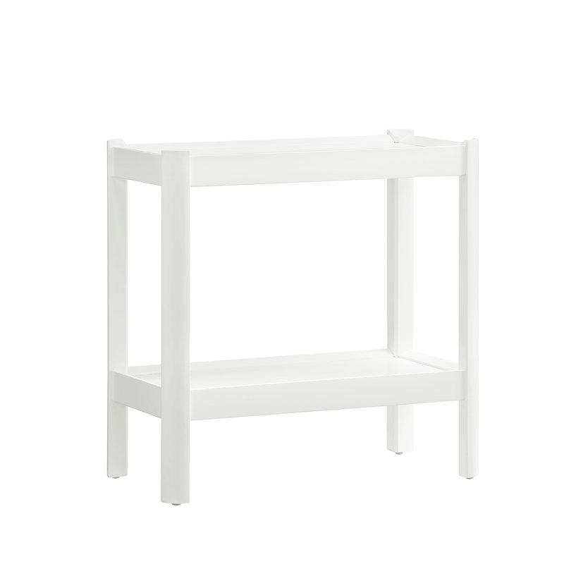 Table de chevet moderne pour chambre à coucher, Blanc