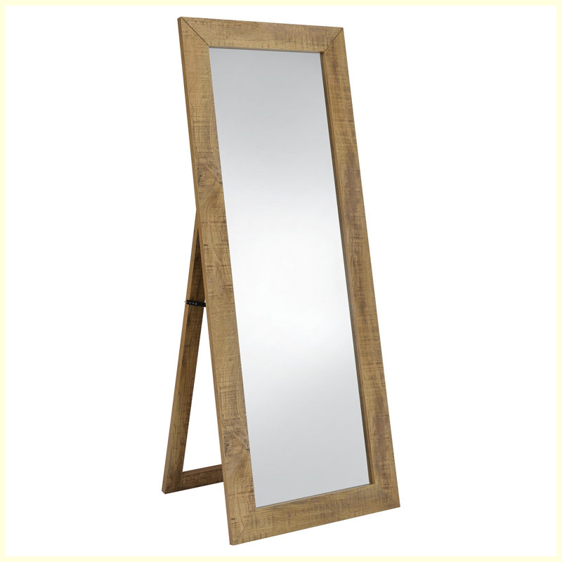 Miroir sur pied pleine longueur | Miroir rectangulaire autoportant moderne pour le salon, la chambre à coucher, le vestibule