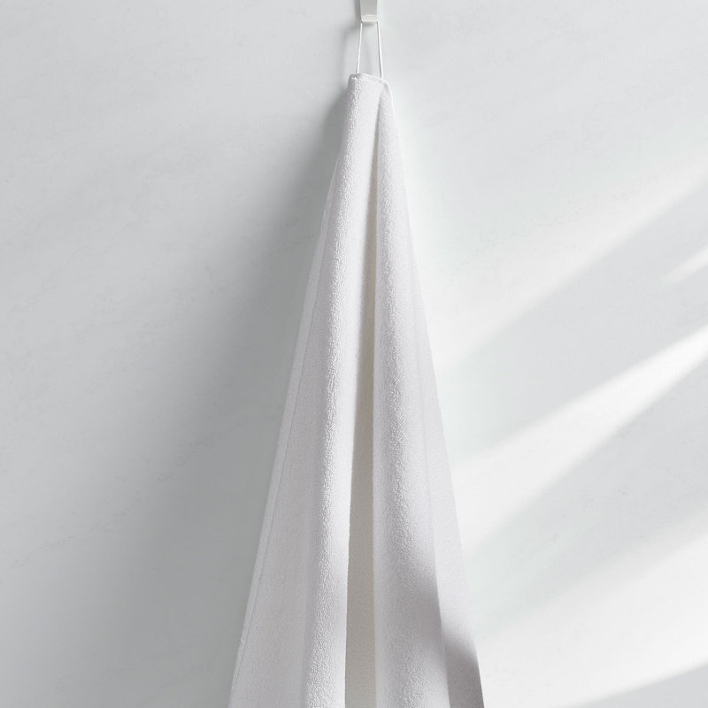 Maven Plush Hand Towel, White