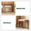 Tabouret de coiffeuse en bois massif-1084933735