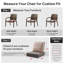 Ensemble de coussin d'assise et de dossier en polyester résistant aux intempéries Deb-1946998825-1946998833-1946998834