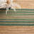Trigg Hand-Loomed Stain Resistant Reversible Jute/Cotton Striped Area Rug-1556050525