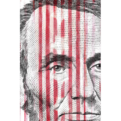 Abe Lincoln by Parvez Taj - 1 Piece Wrapped Canvas Wall Art