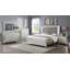 1pièce de chambre à coucher à 2 tiroirs Glam