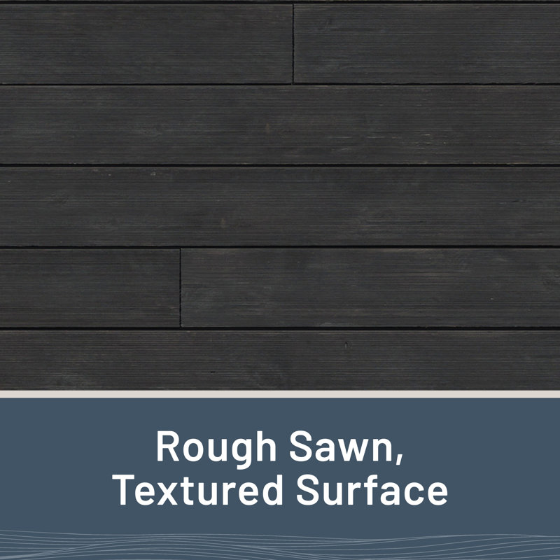 Charcoal Painted Distressed Spruce Trim Boards Set of 4