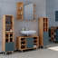 Birkhild 30Cm W x 130.6Cm H x 30Cm D Tall Bathroom Cabinet
