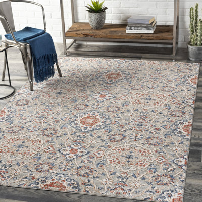 Tapis gris / bleu Infinity