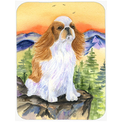 English Toy Spaniel Glass Cutting Board