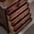 Black Solid + Manufactured Wood Accent Cabinet