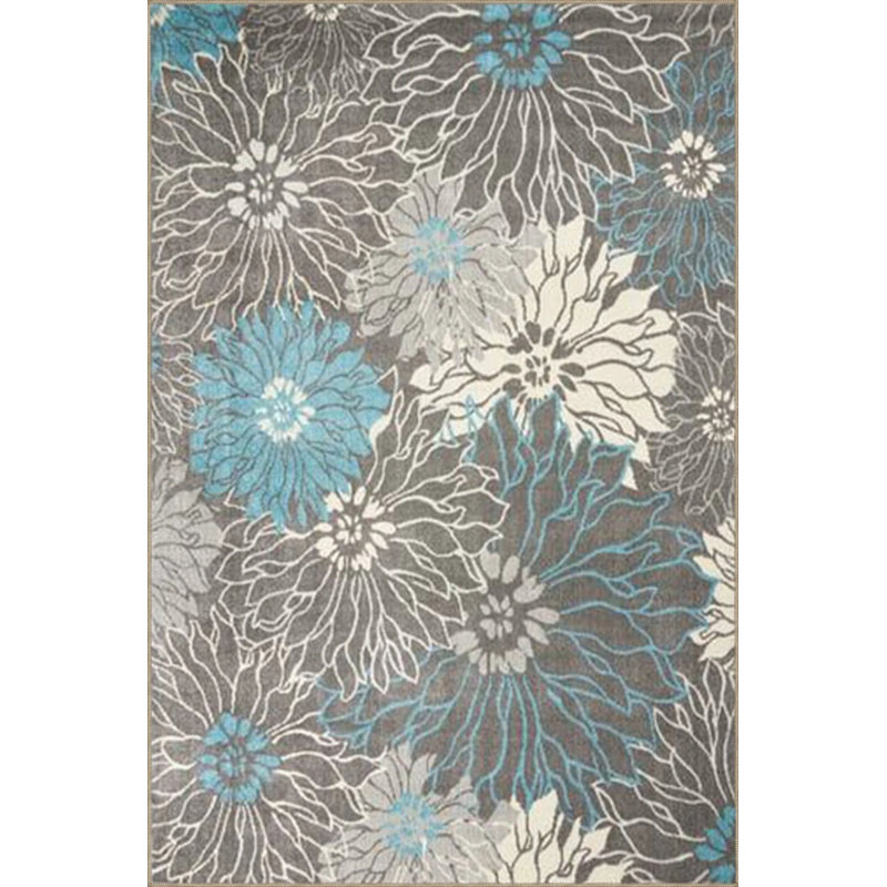 Tapis tissés avec motifs floraux, Rectangle 5 pi x 9 pi 11 po