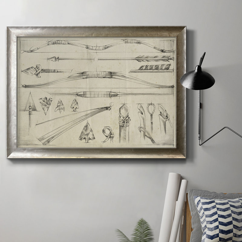 " Arrow Schematic II ", 24" H x 36" W