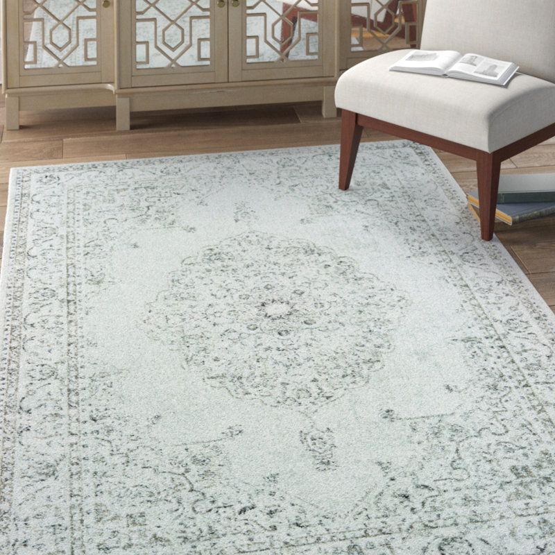 Tapis argenté Sewell, Rectangle 5 pi 3 po x 7 pi 6 po